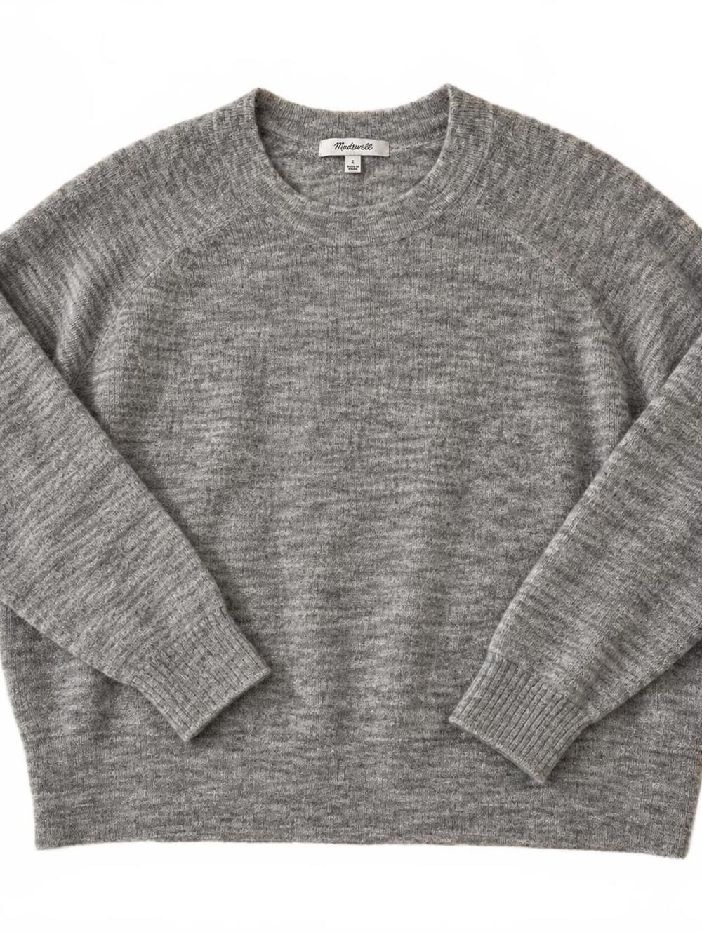 Madewell Sweater Gray Alpaca Blend Small